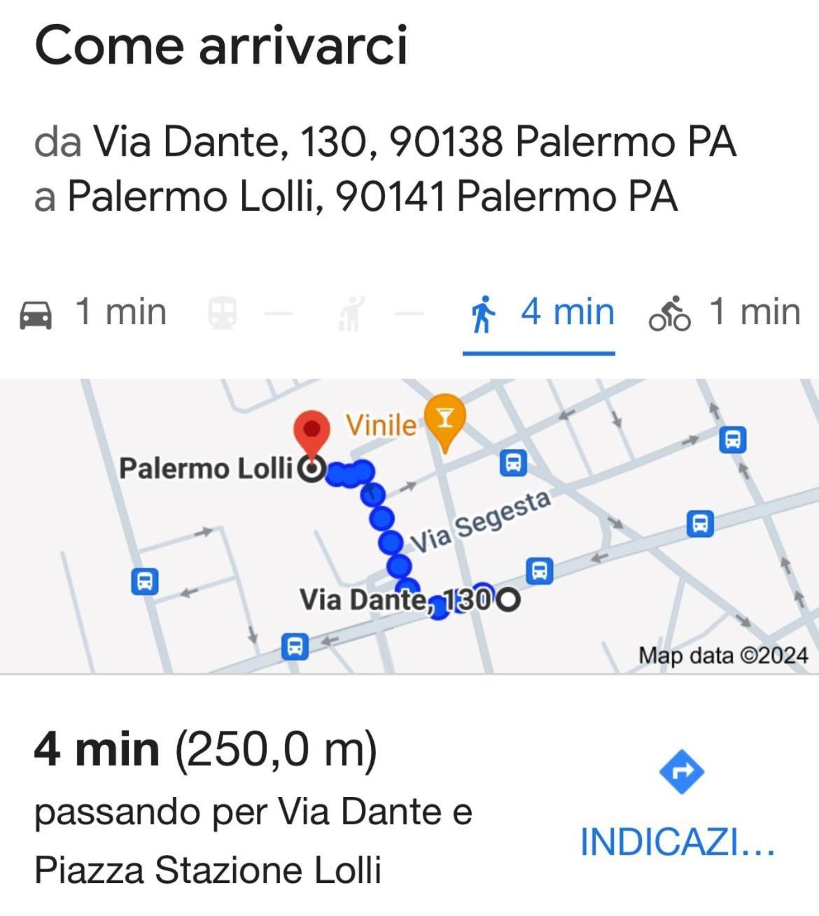 Appartamento Elvira Flat,via Dante,near Lolli Station Palermo